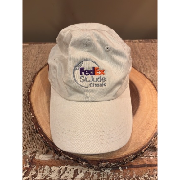 Cap Nike World Golf Championship FedEx St Jude FedEx Security White Adjustable